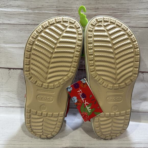 Crocs Frida Kahlo Classic Clogs Women’s Size 12.5 Men’s 11 Unisex Red New NWT - Picture 6 of 7